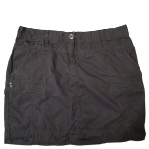 Dalia Collection Cotton Brown Skirt Size 12